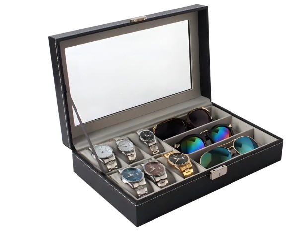 &u+ ORGANIZADOR DE RELOJES Y GAFAS 9 ESPACIOS (5366)